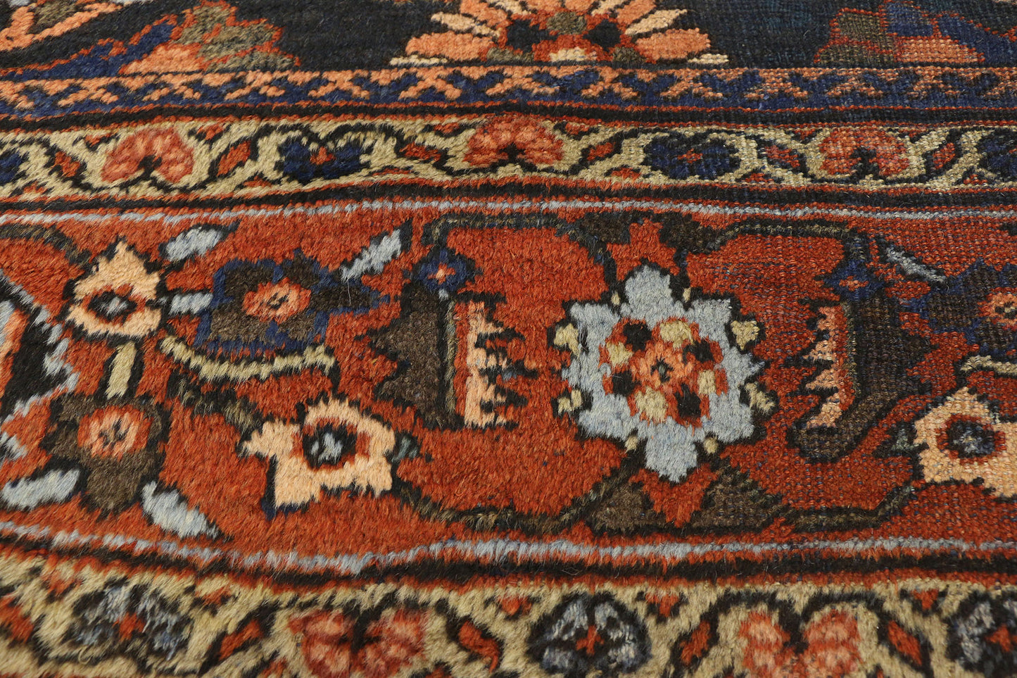 9 x 13 Antique Persian Mahal Rug 72100