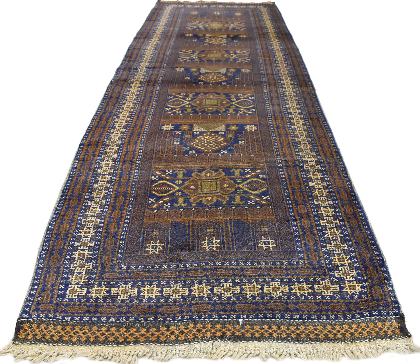 3 x 10 Vintage Afghan Rug 72102