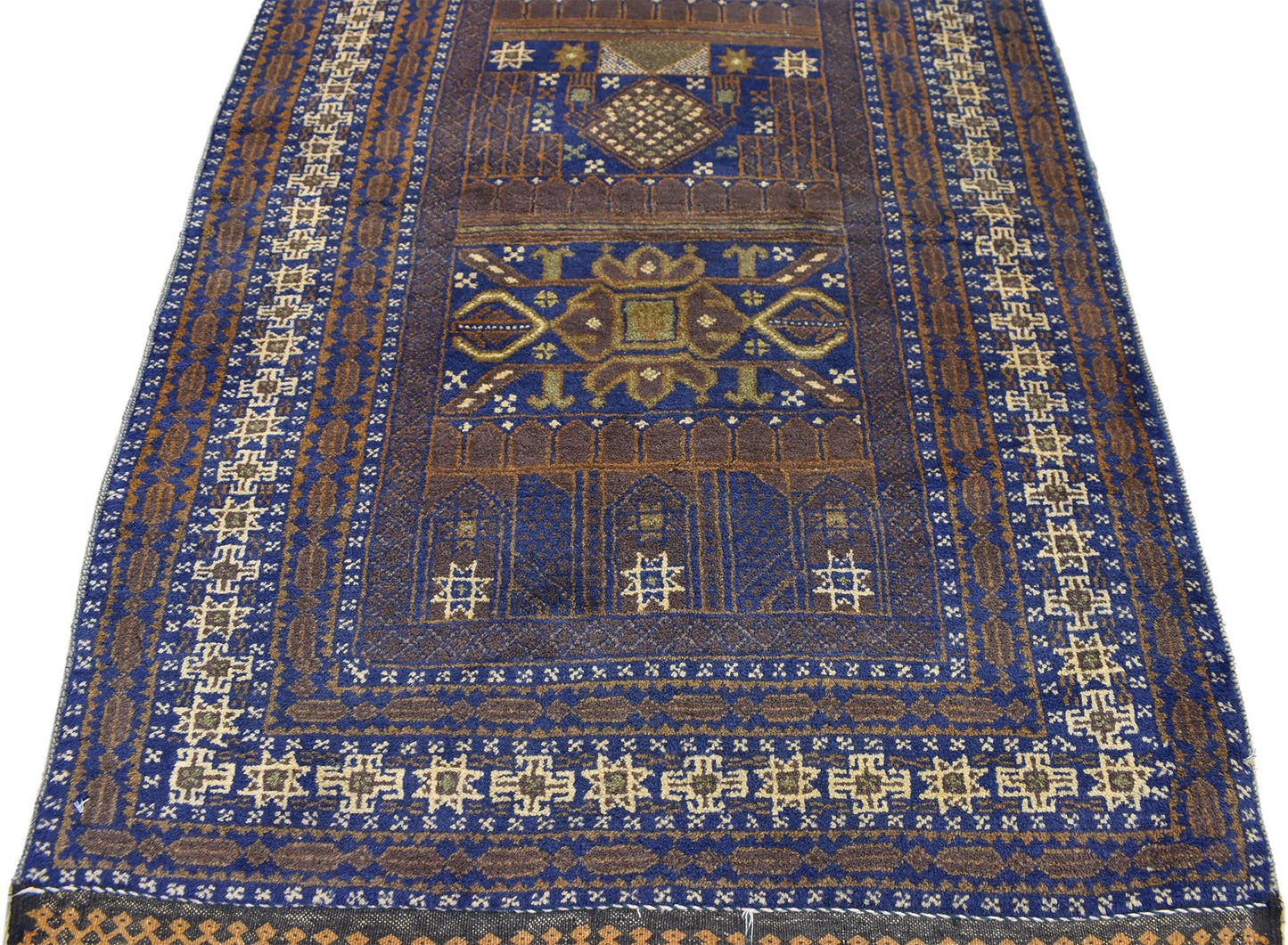 3 x 10 Vintage Afghan Rug 72102