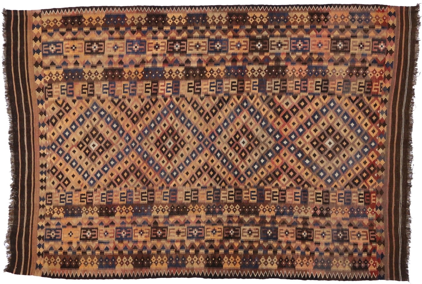 10 x 15 Vintage Kilim Rug 72153