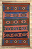 6 x 10 Vintage Afghani Kilim Rug 72157