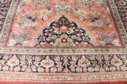 3 x 13 Vintage Persian Silk Qum Rug 72165