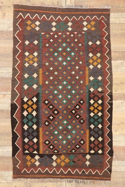 4 x 6 Vintage Afghan Kilim Rug 72250