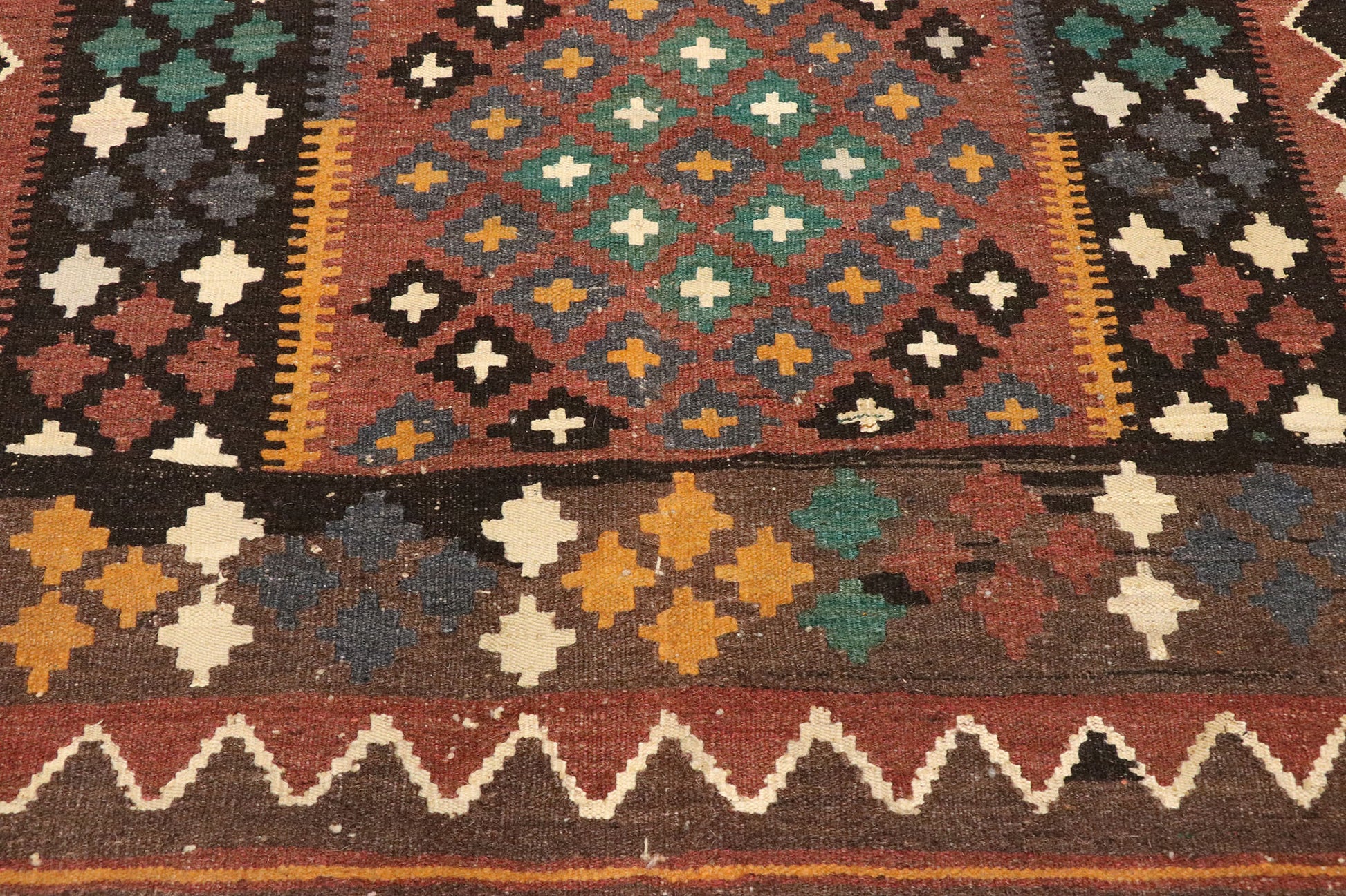 4 x 6 Vintage Afghan Kilim Rug 72250