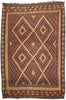 10 x 14 Vintage Afghan Maimana Kilim Rug 72258