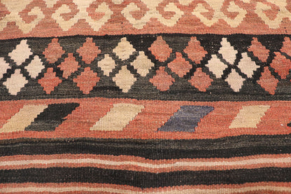 10 x 14 Vintage Afghan Maimana Kilim Rug 72258