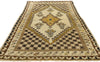 3 x 6 Vintage Turkish Oushak Rug 72261