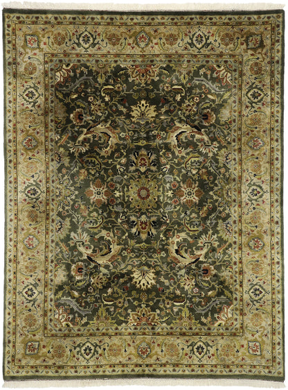8 x 10 Vintage Indian Rug 77296