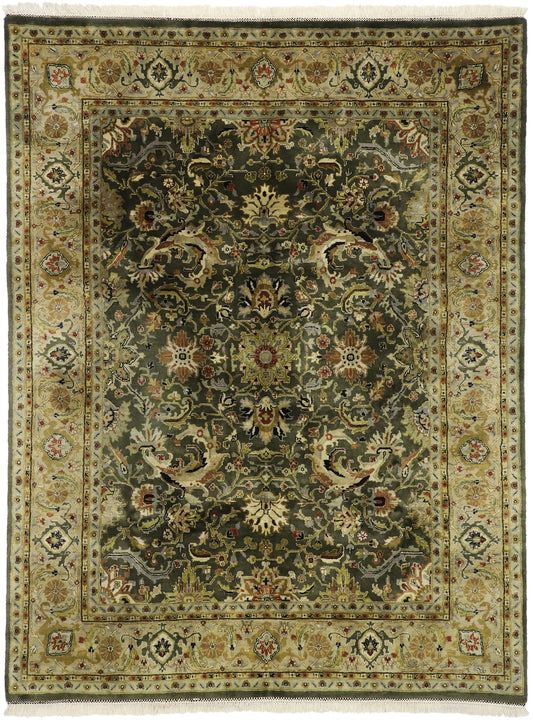8 x 10 Vintage Indian Rug 77296