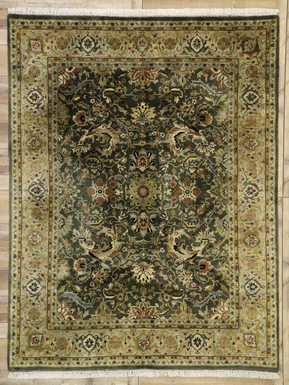 8 x 10 Vintage Indian Rug 77296