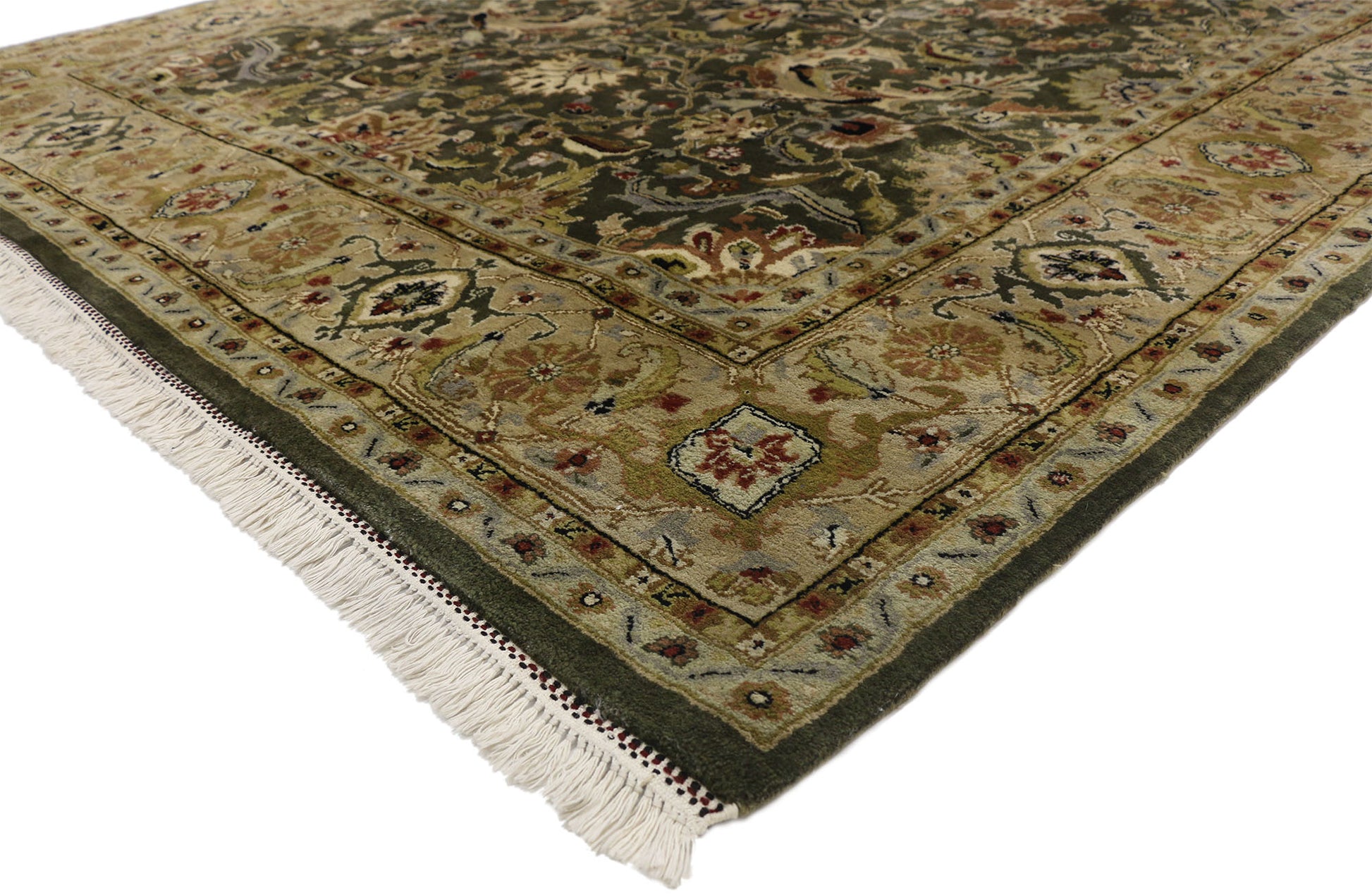 8 x 10 Vintage Indian Rug 77296