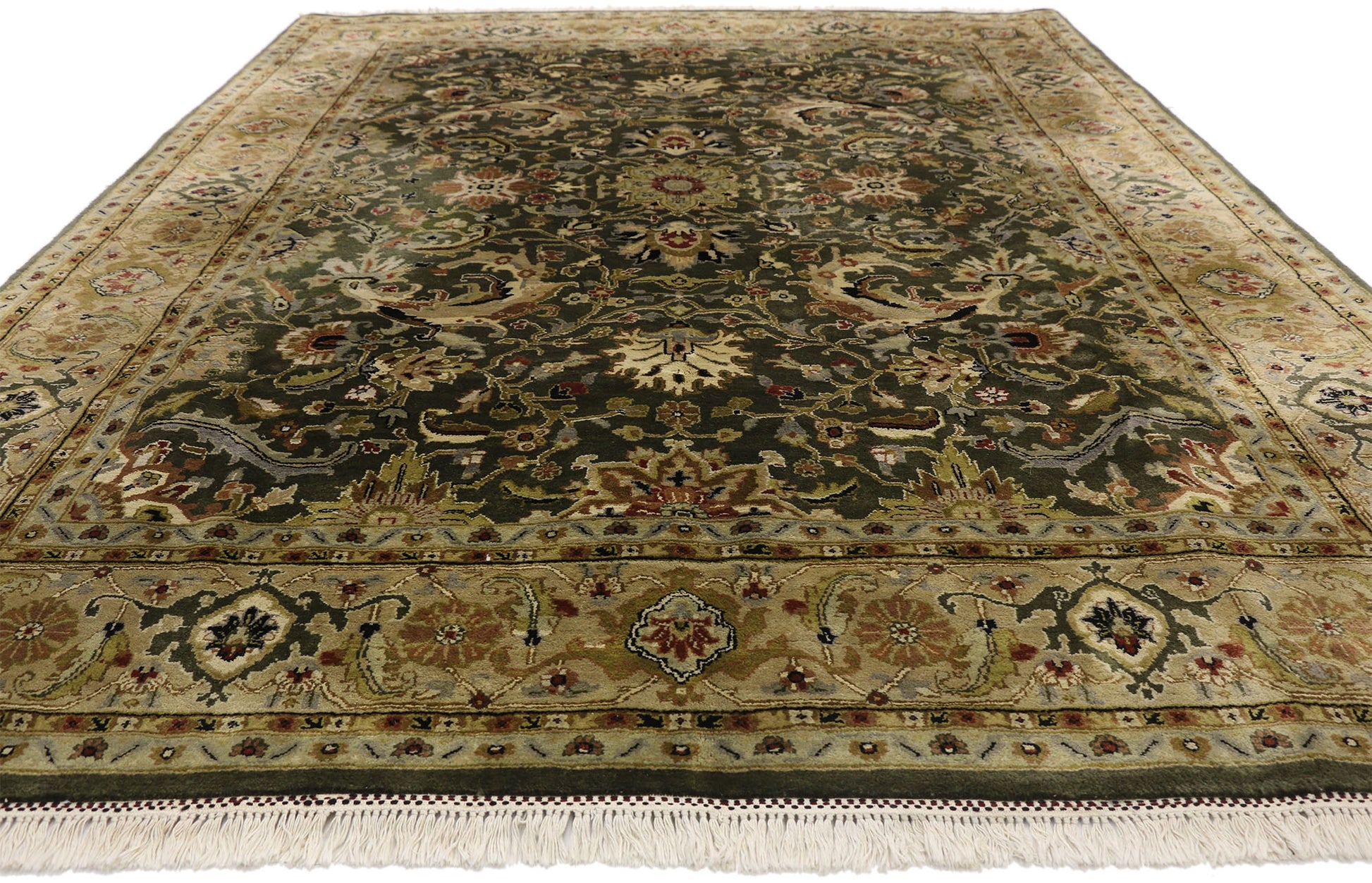 8 x 10 Vintage Indian Rug 77296