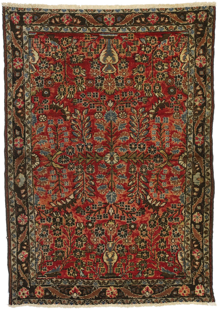 3 x 5 Antique Persian Hamadan Rug 72334