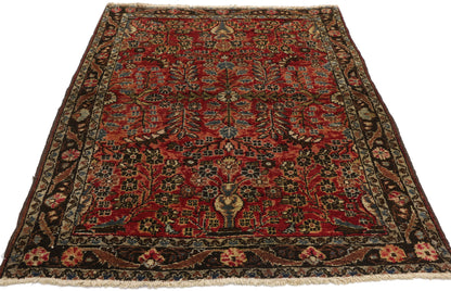 3 x 5 Antique Persian Hamadan Rug 72334