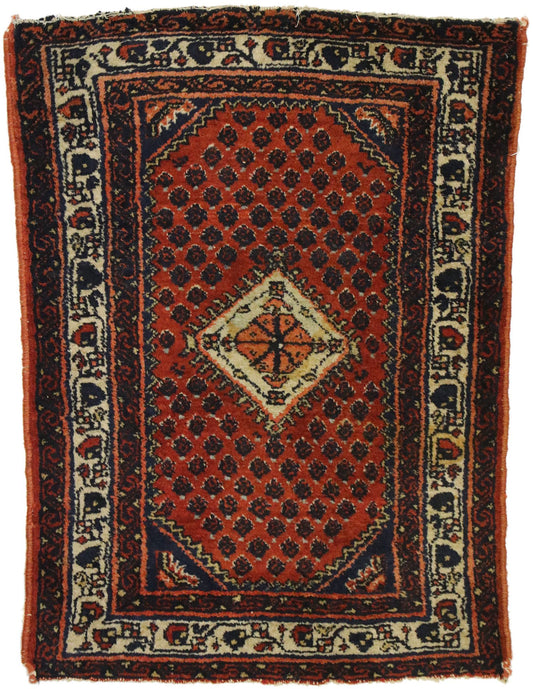 2 x 3 Antique Persian Hamadan Rug 72336