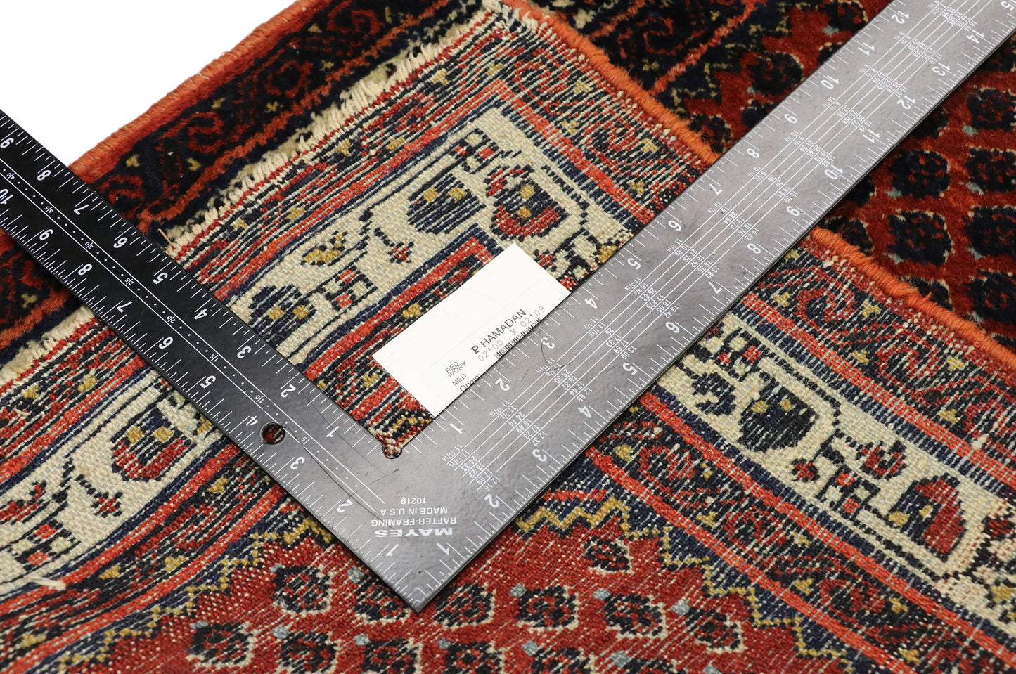 2 x 3 Antique Persian Hamadan Rug 72336