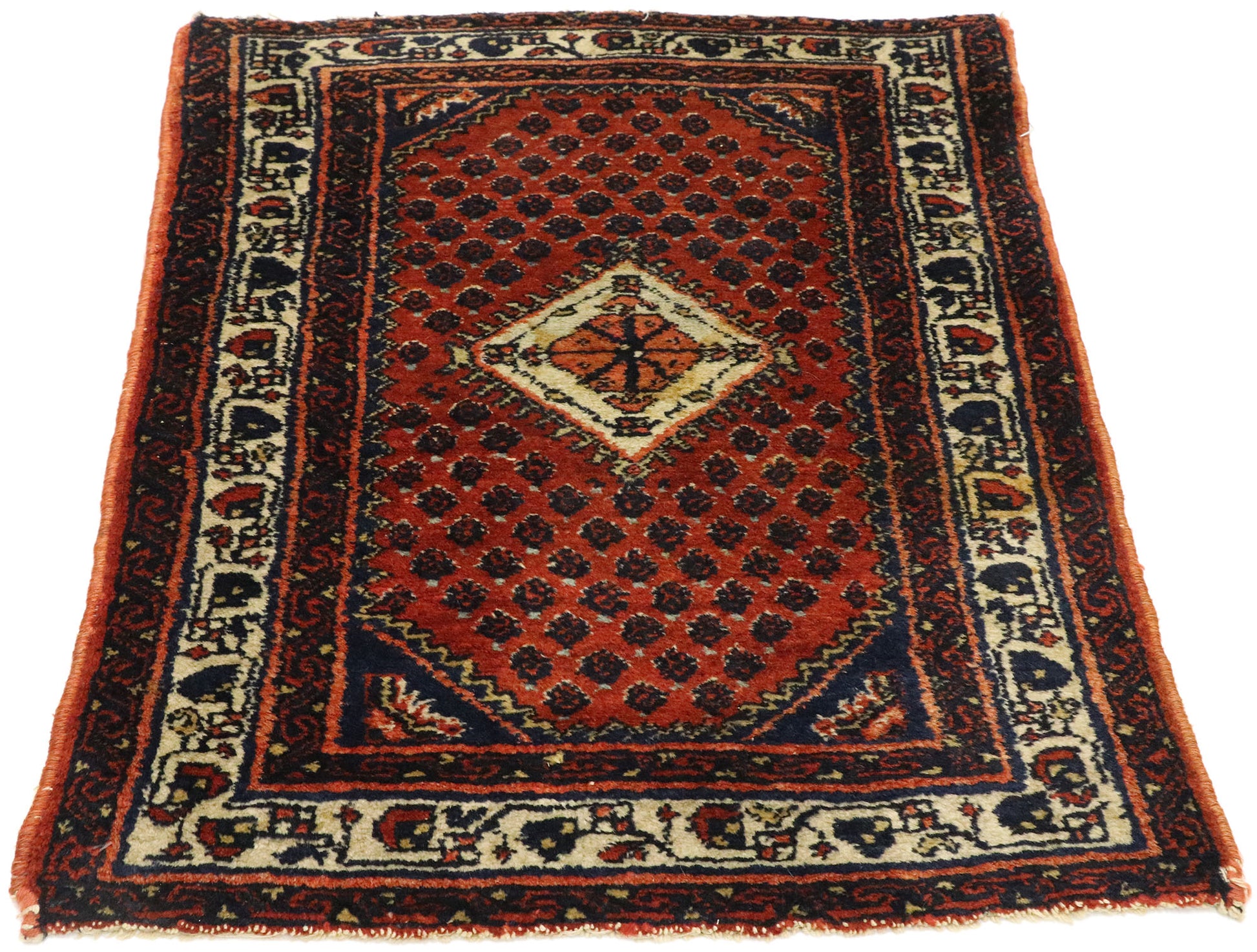 2 x 3 Antique Persian Hamadan Rug 72336