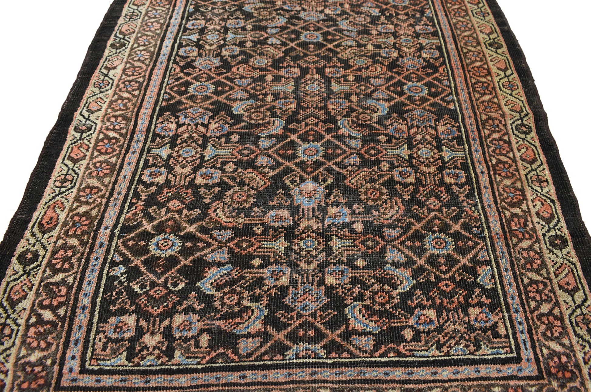 4 x 10 Antique Persian Malayer Rug 72354