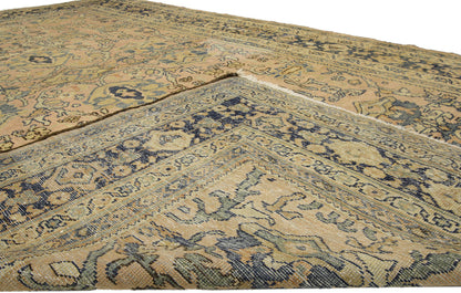 7 x 10 Vintage Persian Mahal Rug 72362