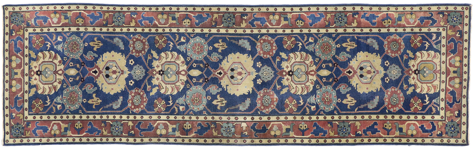 3 x 12 Antique Indian Agra Rug 72374