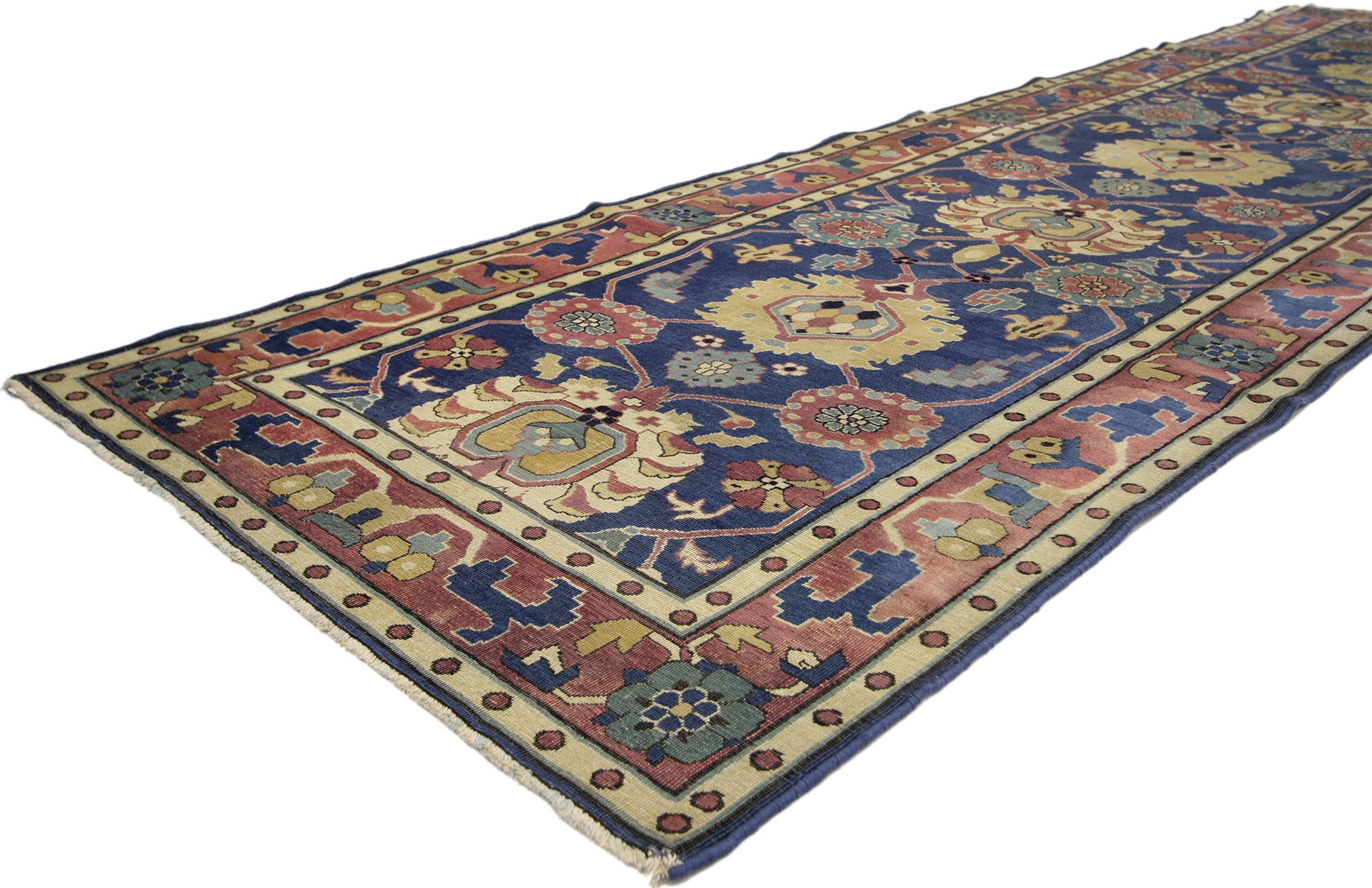 3 x 12 Antique Indian Agra Rug 72374