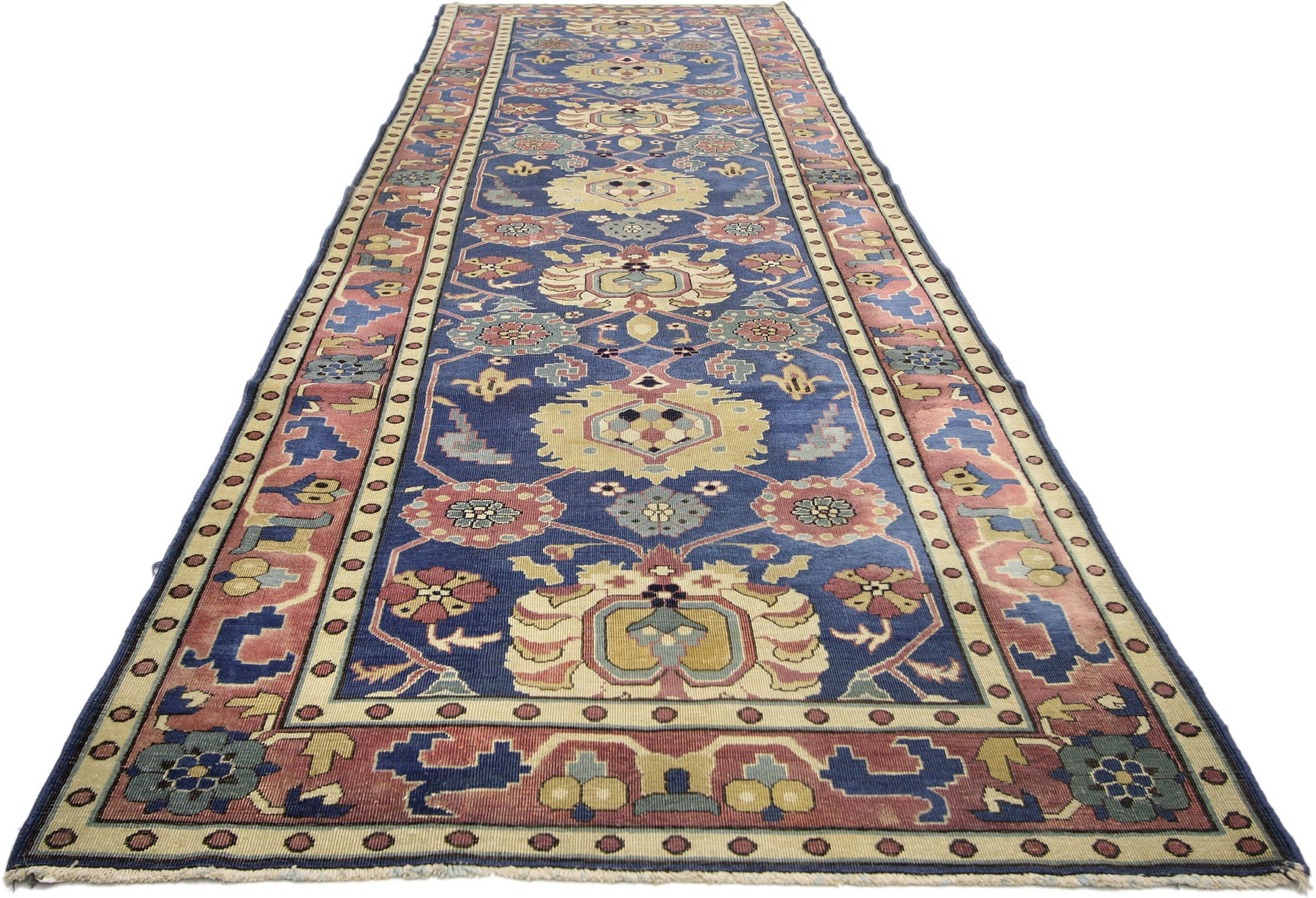 3 x 12 Antique Indian Agra Rug 72374