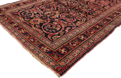 3 x 5 Antique Persian Lilihan Rug 72381