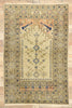 3 x 4 Vintage Turkish Sivas Prayer Rug 72430