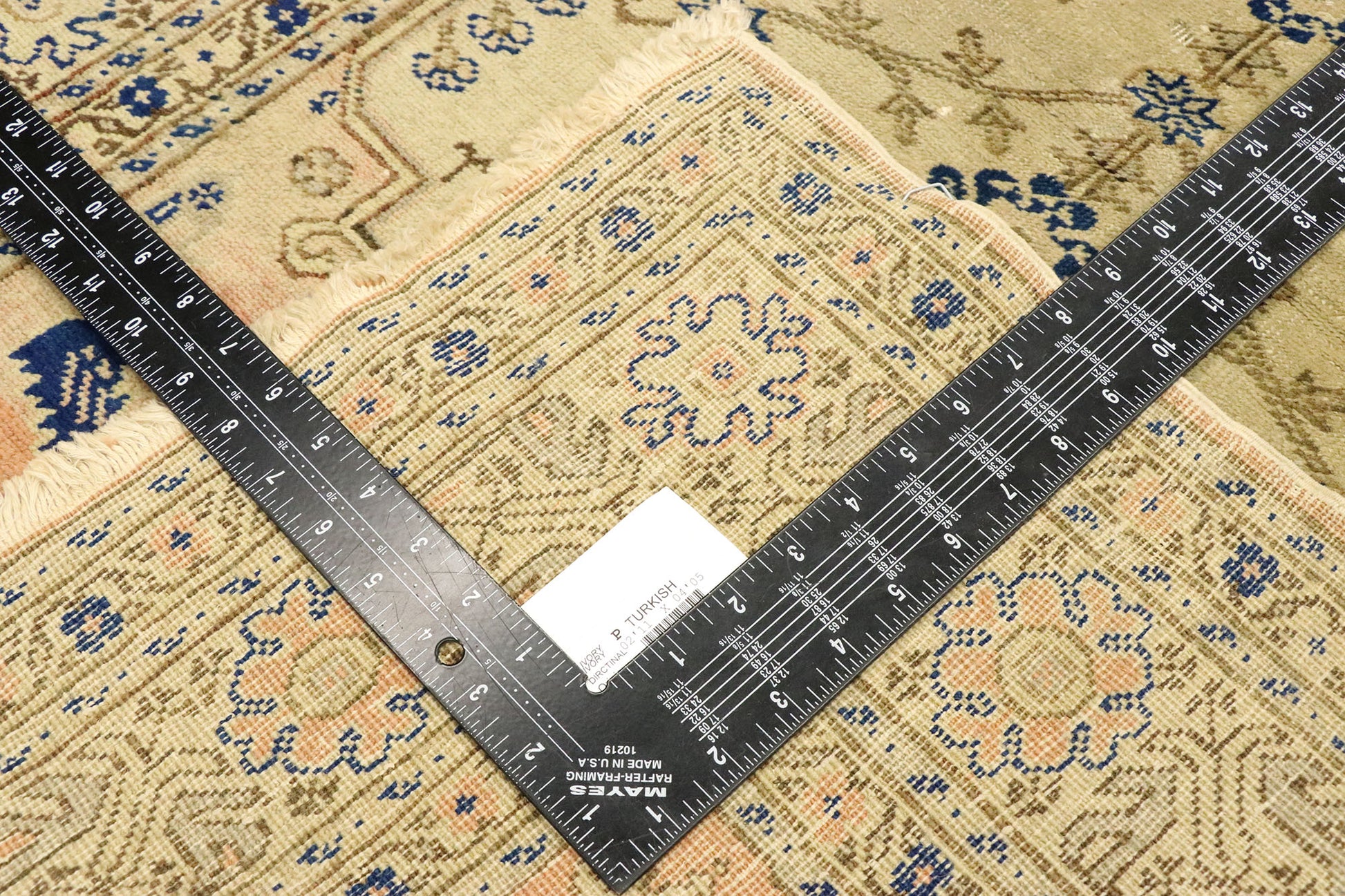 3 x 4 Vintage Turkish Sivas Prayer Rug 72430