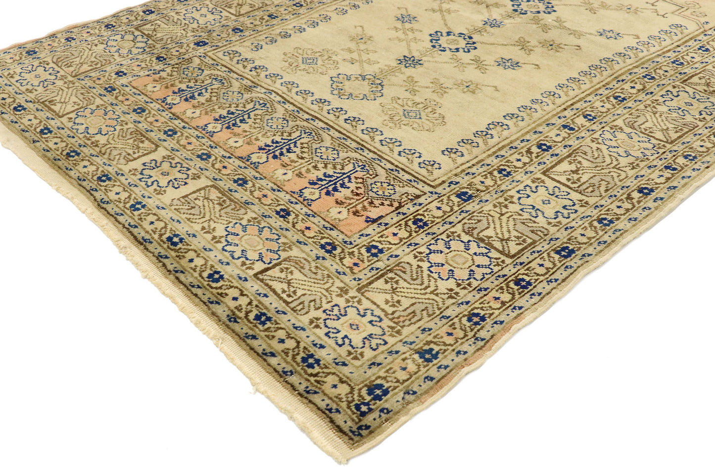 3 x 4 Vintage Turkish Sivas Prayer Rug 72430