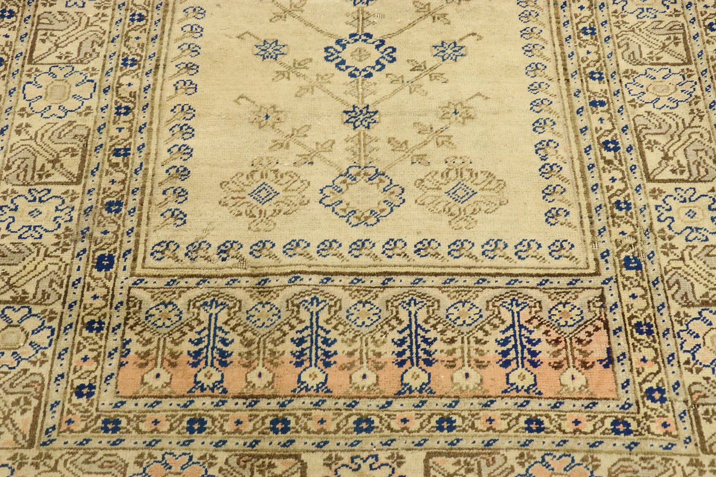 3 x 4 Vintage Turkish Sivas Prayer Rug 72430