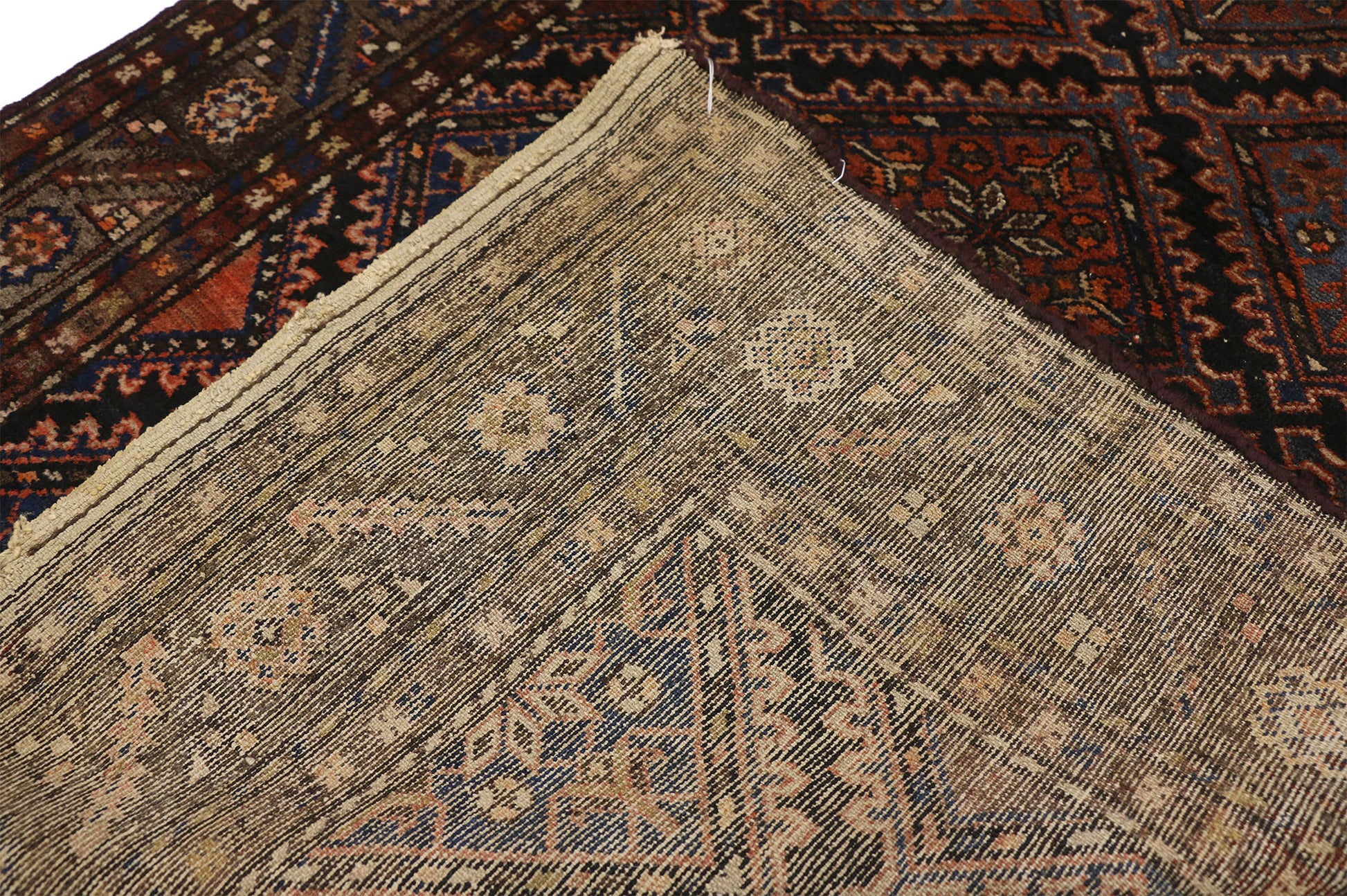 4 x 6 Antique Persian Hamadan Rug 72457