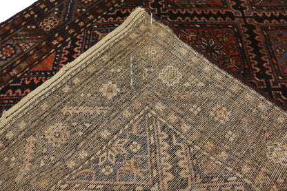 4 x 6 Antique Persian Hamadan Rug 72457