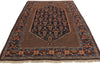 4 x 5 Antique Persian Afshar Rug 72462