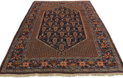 4 x 5 Antique Persian Afshar Rug 72462