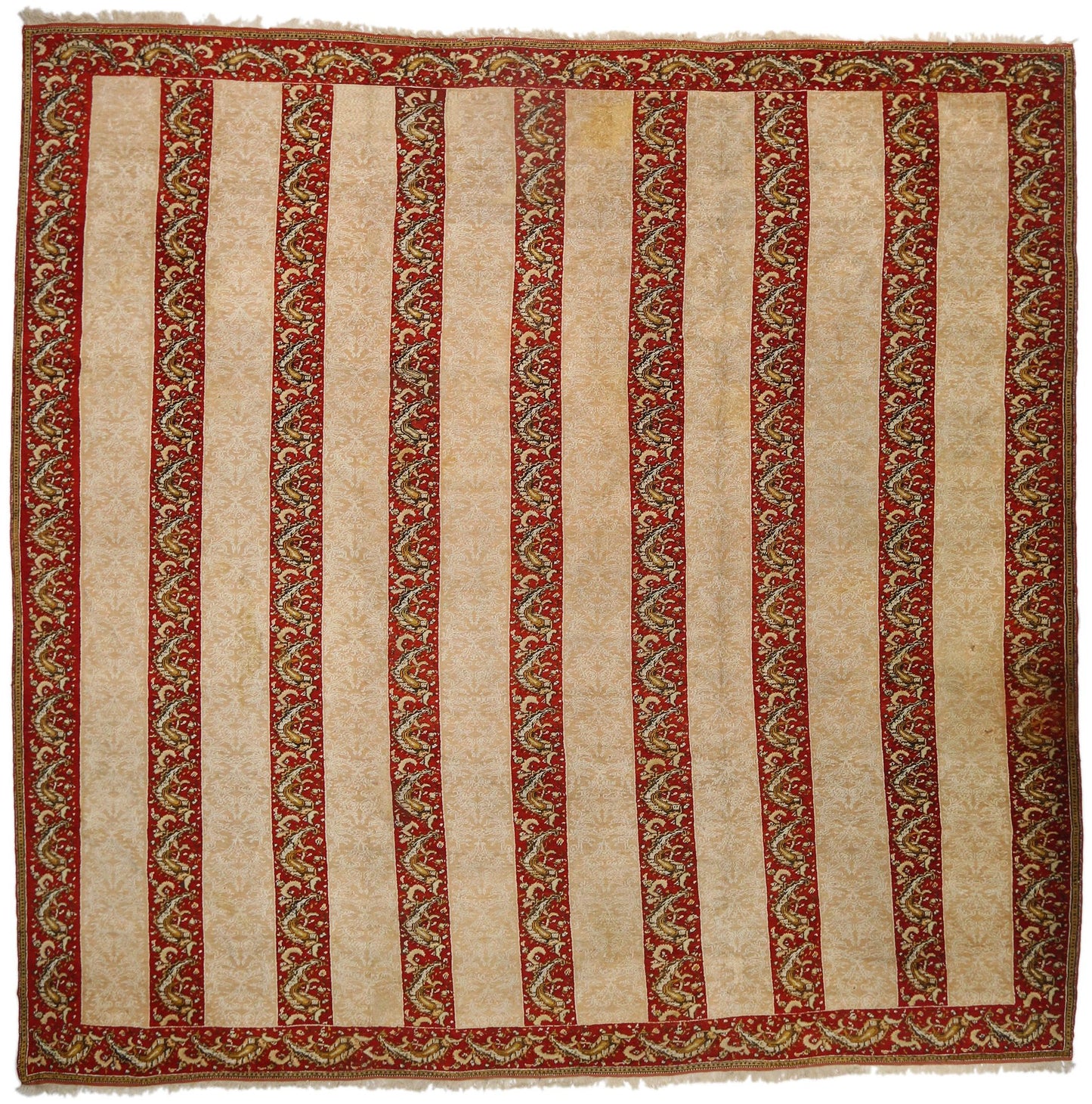 16 x 16 Antique Turkish Oushak Rug 72474