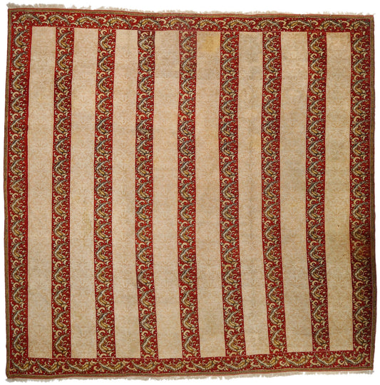 16 x 16 Antique Turkish Oushak Rug 72474