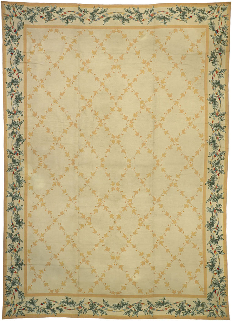 11 x 15 Vintage Spanish Needlepoint Rug 72494