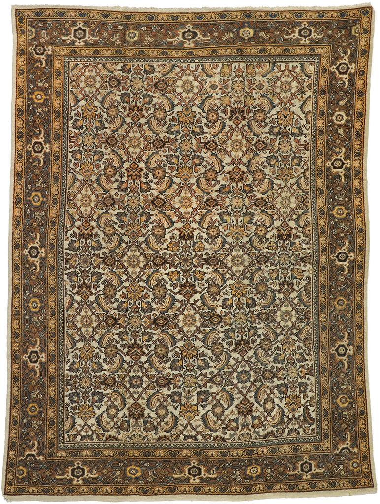 8 x 12 Antique Persian Mahal Rug 72504