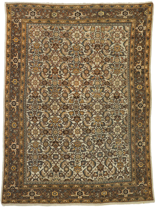 8 x 12 Antique Persian Mahal Rug 72504