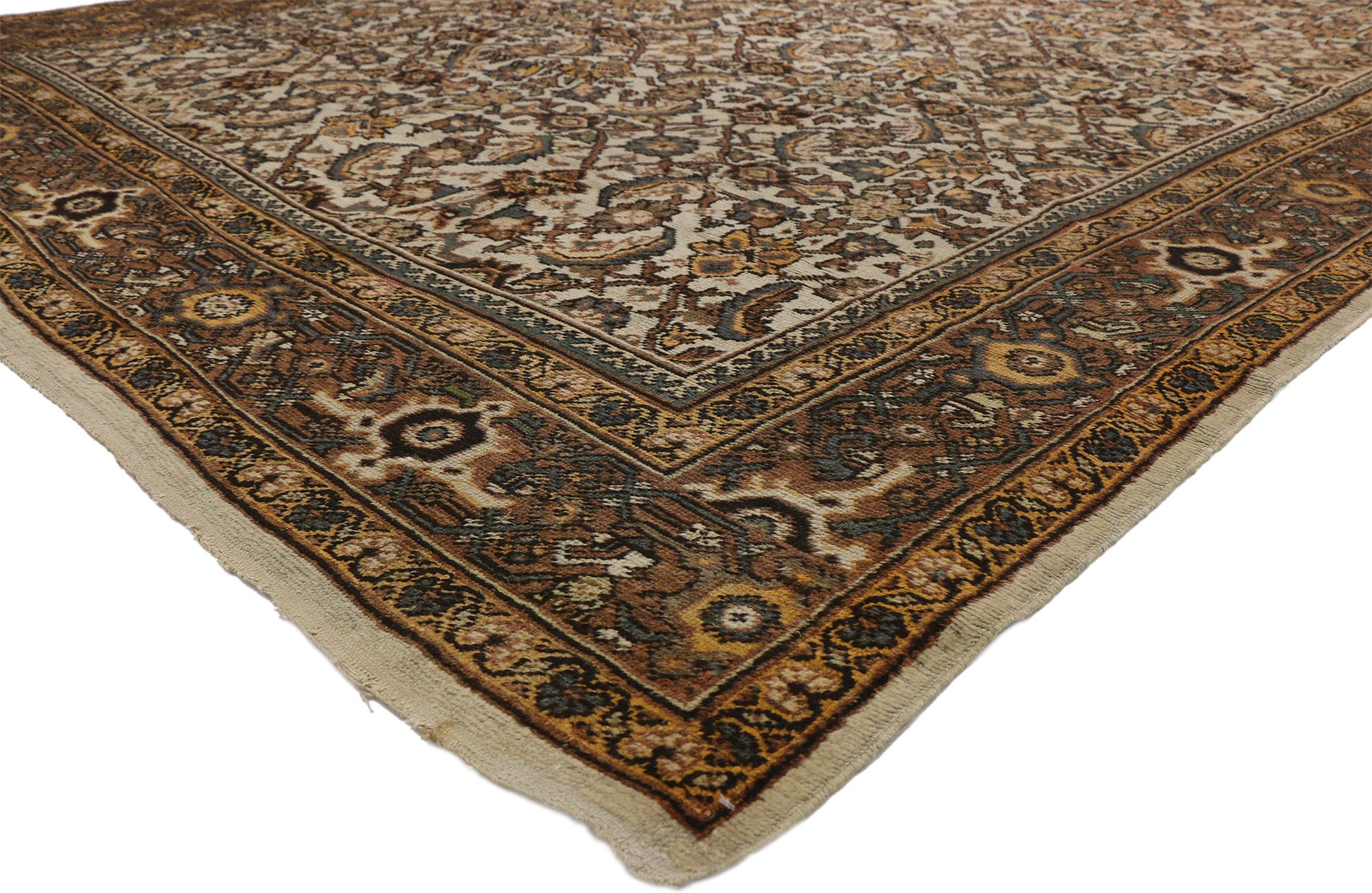 8 x 12 Antique Persian Mahal Rug 72504