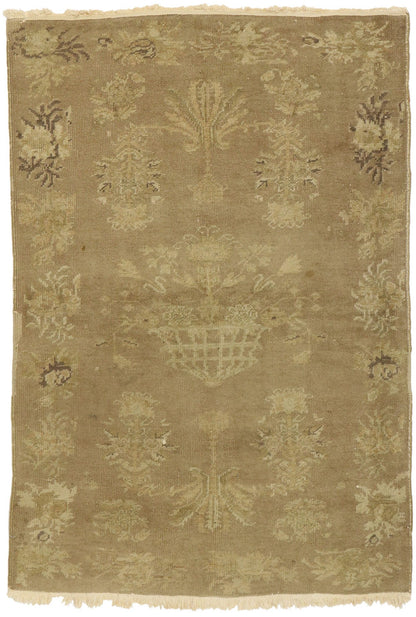 4 x 6 Vintage Turkish Rug 72506