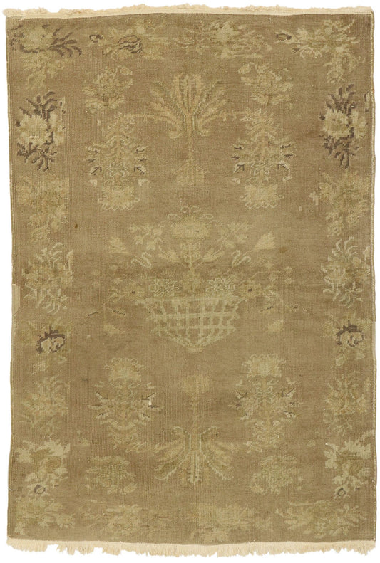 4 x 6 Vintage Turkish Rug 72506