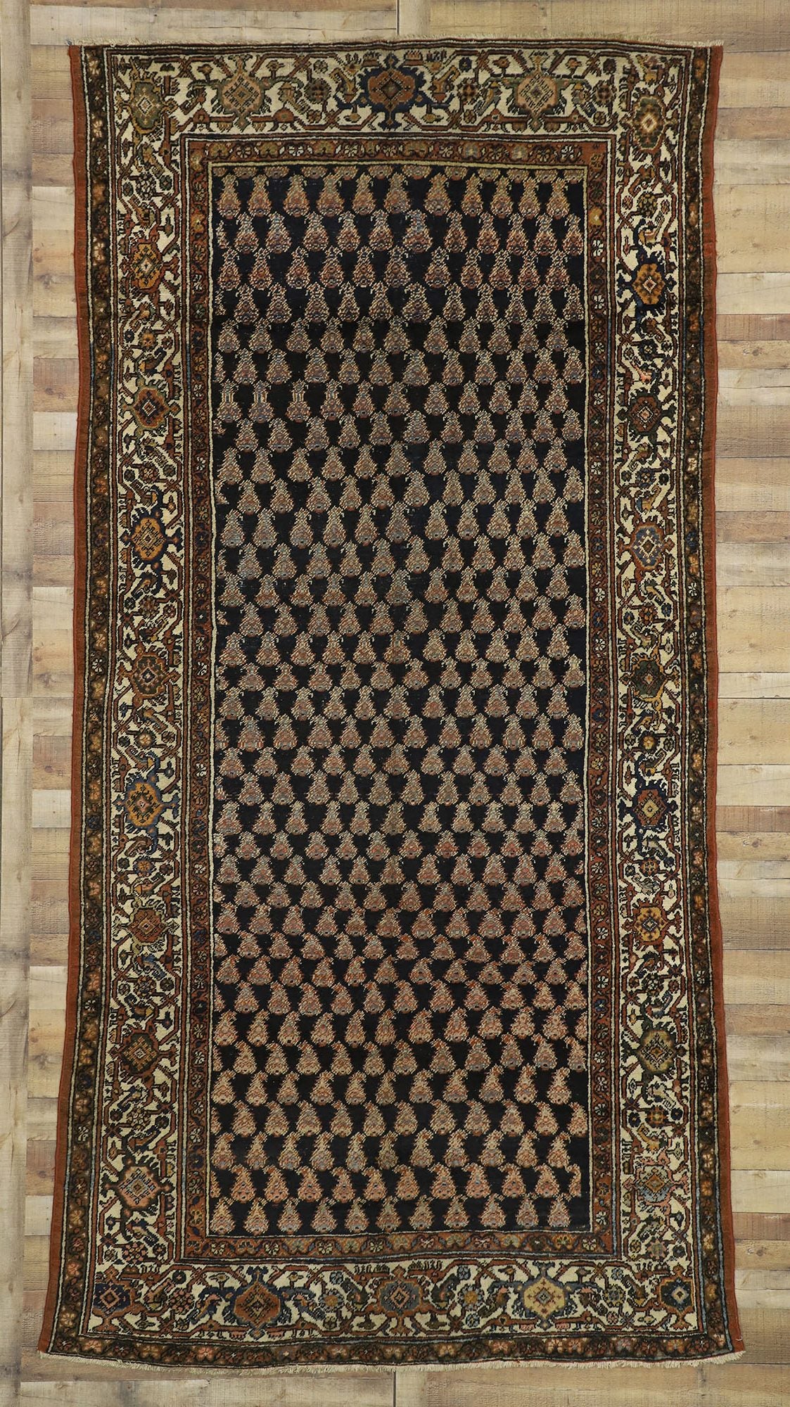 6 x 13 Antique Persian Malayer Rug 72510