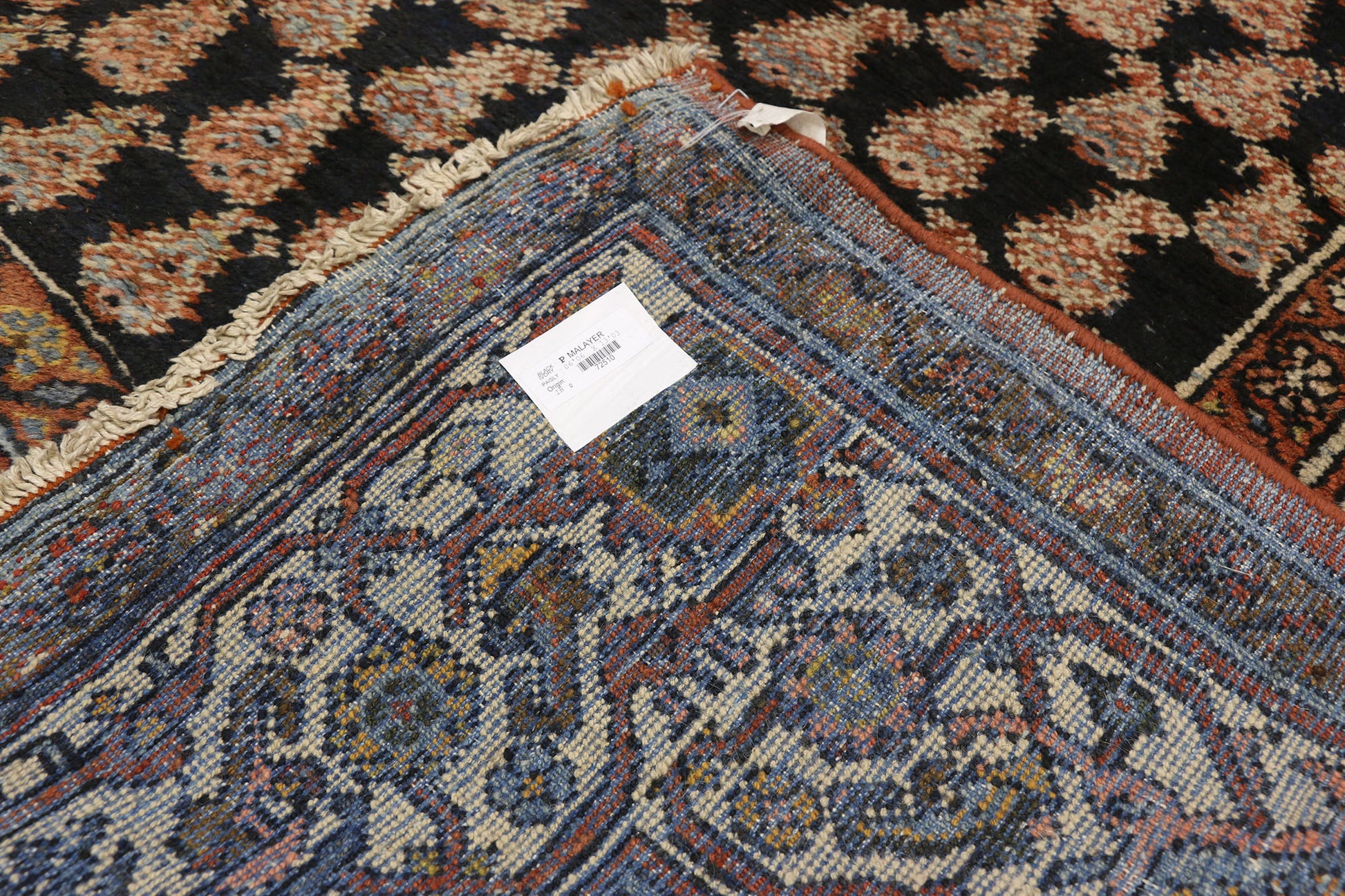 6 x 13 Antique Persian Malayer Rug 72510