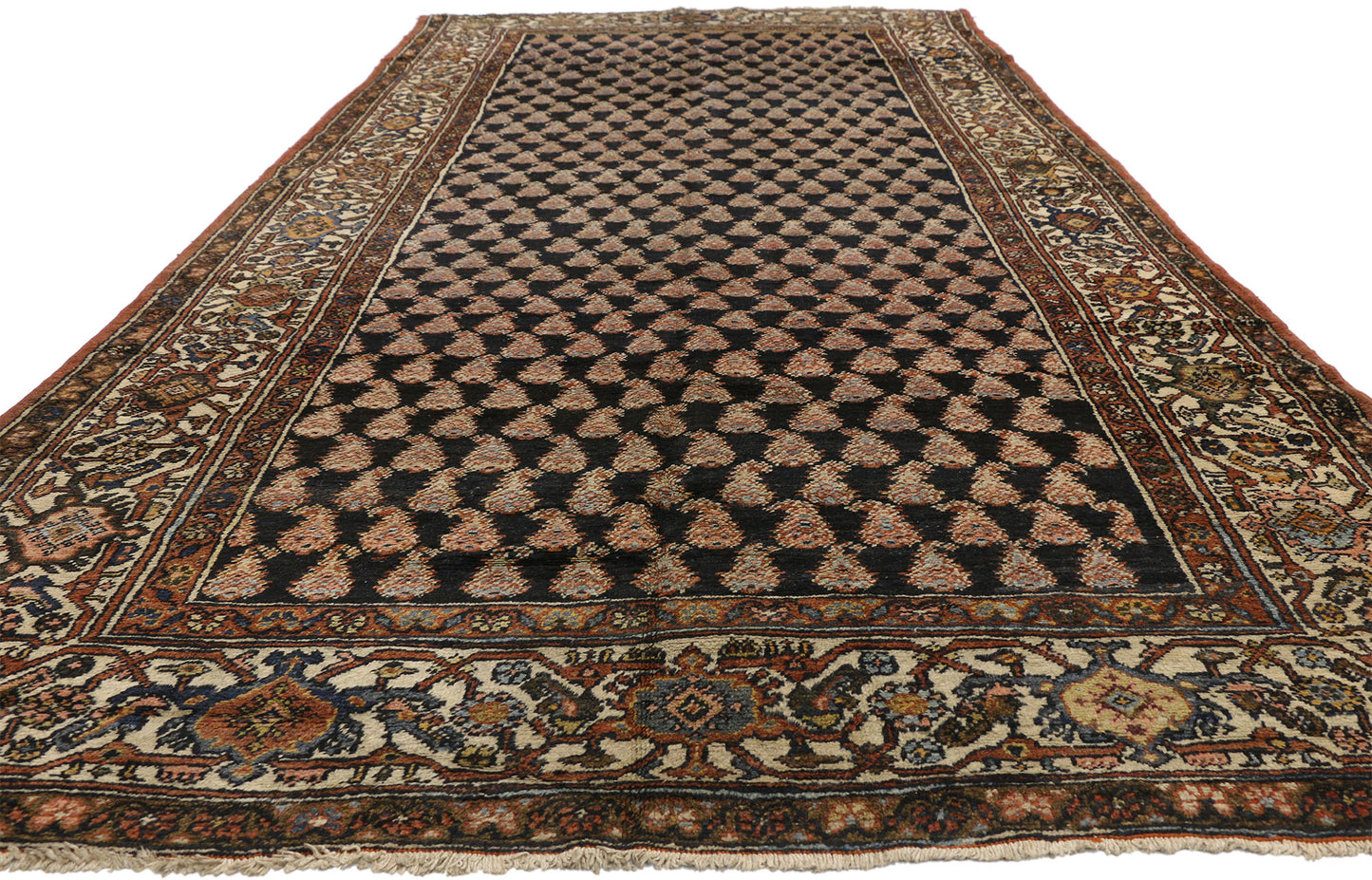 6 x 13 Antique Persian Malayer Rug 72510