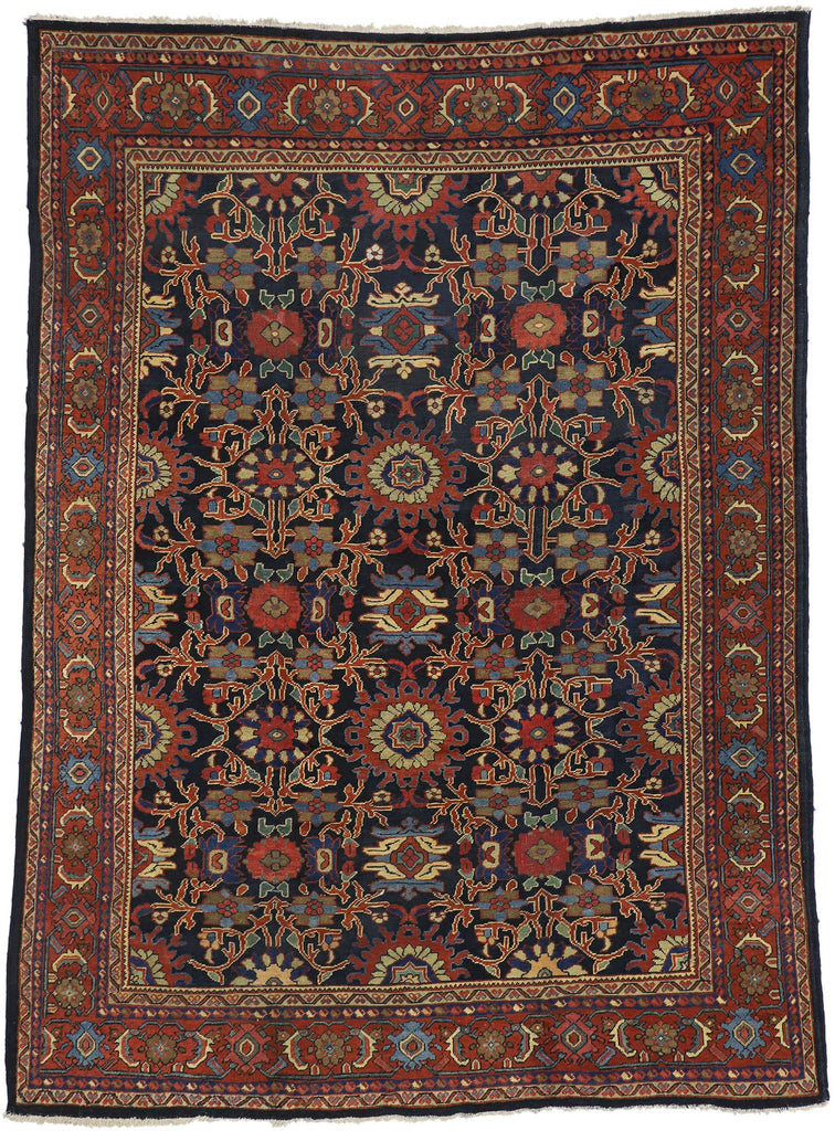 8 x 12 Antique Persian Mahal Rug 72546