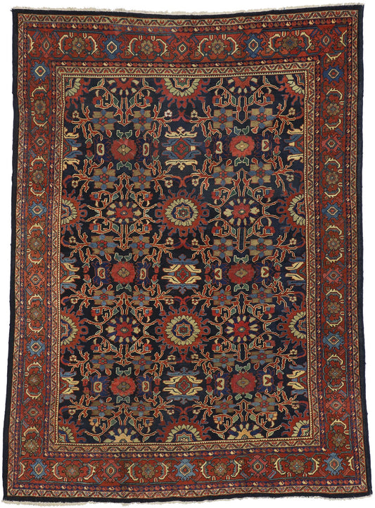 8 x 12 Antique Persian Mahal Rug 72546