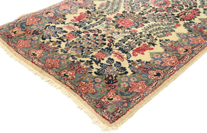 2 x 4 Antique Persian Kerman Rug 72549