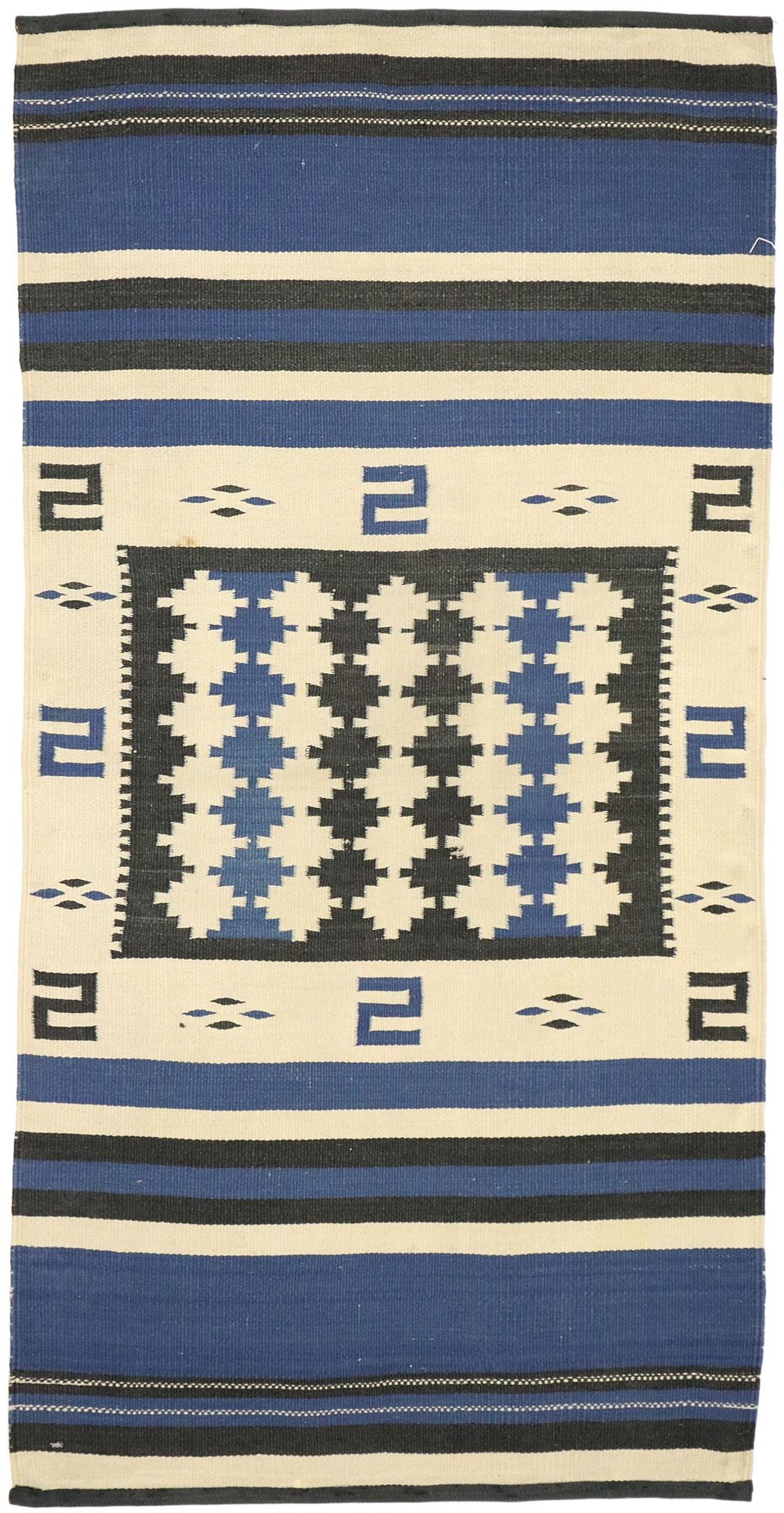 2 x 4 Antique Navajo Saddle Blanket 72550